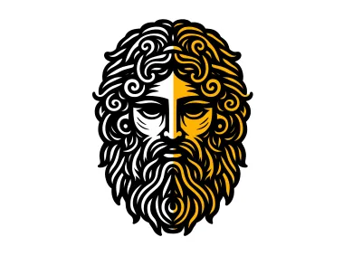 Zeus Head Icon Logo Template