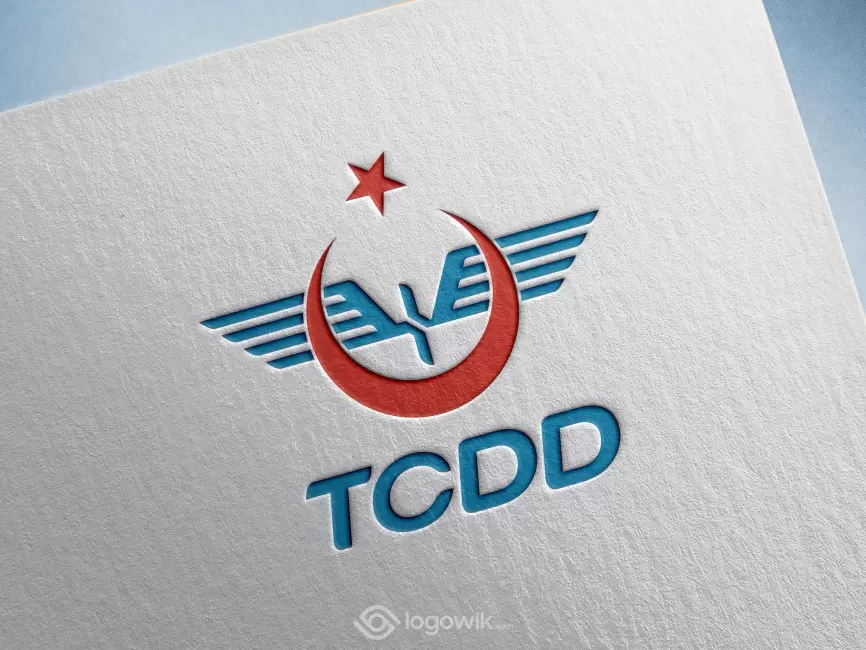 TCDD Devlet Demir Yolları Logo Mockup Thumb