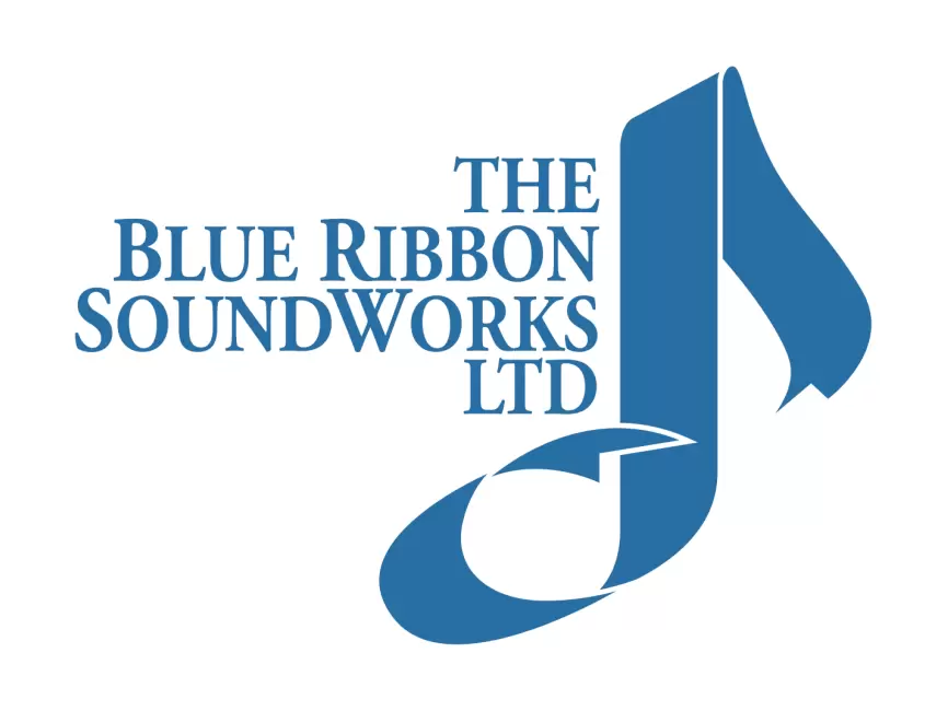 The Blue Ribbon SoundWorks Logo