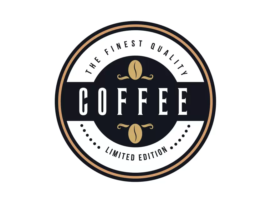 The Finest Quality Coffee Shop Logo