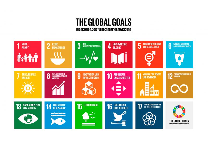 The Global Goals Icon Grid German Logo