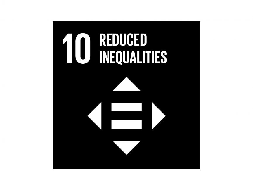 The Global Goals Reduced Inequalities Black Logo