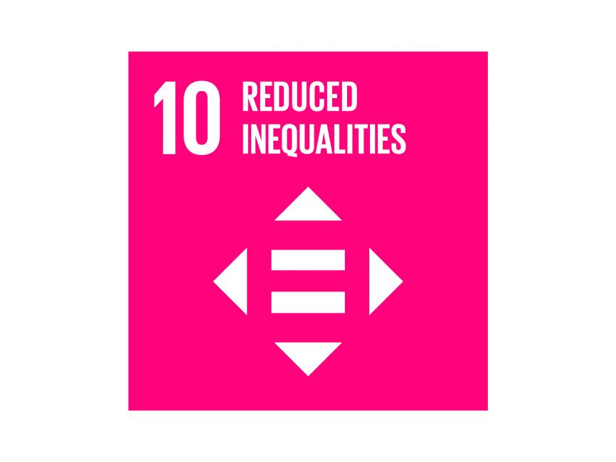 The Global Goals Reduced Inequalities Logo