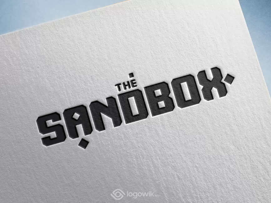 The Sandbox Logo Mockup