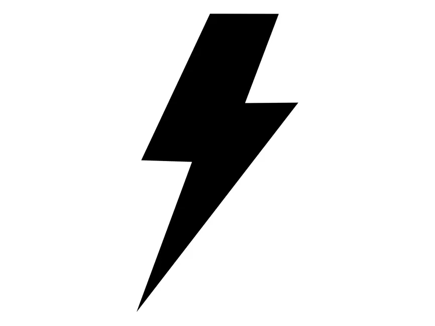 Thunderbolt Slash Logo