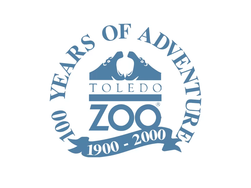 Toledo Zoo 100 Years Logo