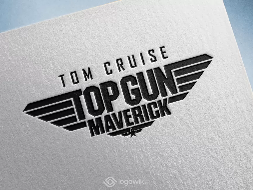 Top Gun Maverick Black Logo