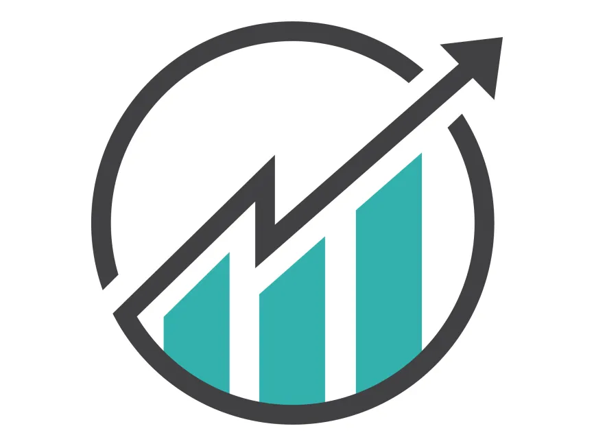 Trading Chart Logo Template PNG vector in SVG, PDF, AI, CDR format