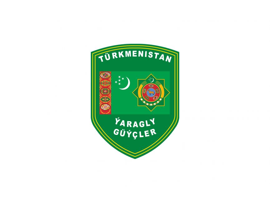 Turkmenistan Armed Forces Emblem Logo