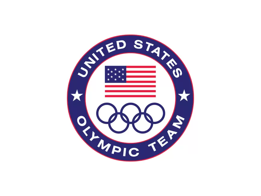 United States Olympic Team Logo Mockup