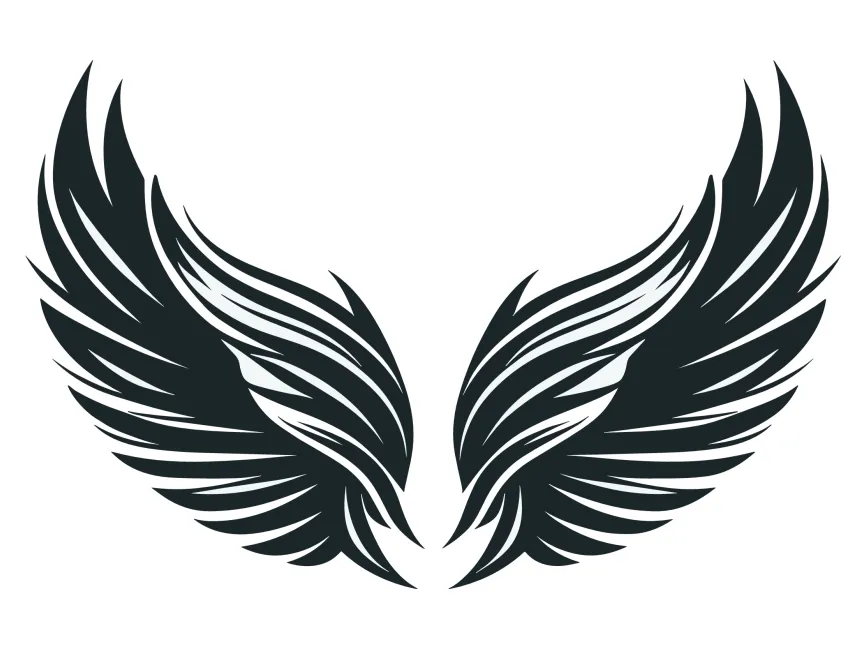 Wings Logo Template PNG vector in SVG, PDF, AI, CDR format