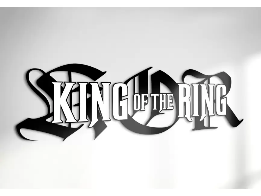WWF King of the Ring Logo Mockup Thumb