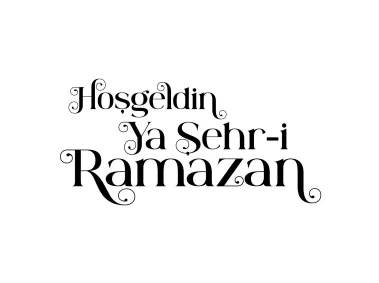 Hoşgeldin Ya Şehri Ramazan Vector