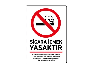 Sigara İçmek Yasaktır Vector